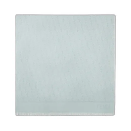 Ff-Jacquard Frayed Edge Scarf