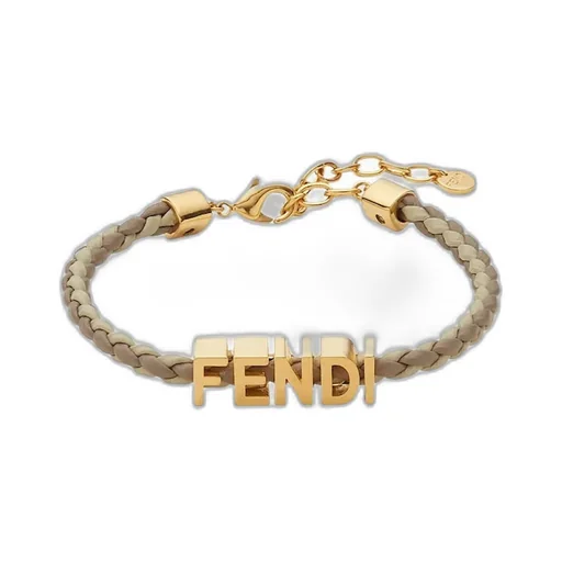 Fendigraphy Logo Lettering Bracelet