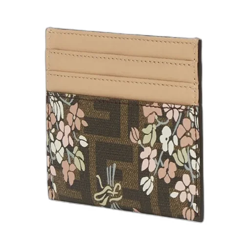 Roma Floral Printed Card Case
