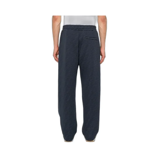 Ff-Embossed Straight-Leg Sweatpants