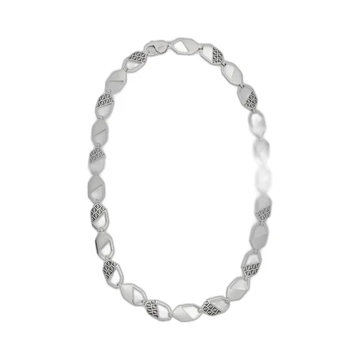 Hexagon Chained Necklace