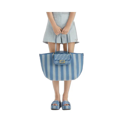 Roll Striped Large Reversible Tote Bag