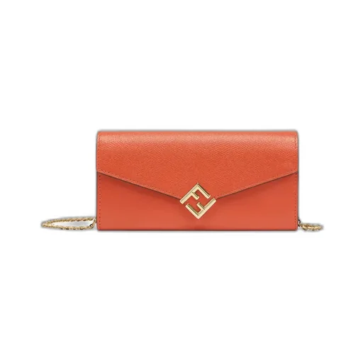 Ff Diamonds Chain-Linked Continental Wallet