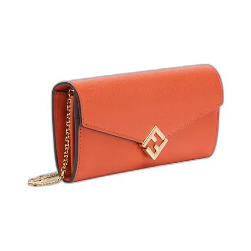 Ff Diamonds Chain-Linked Continental Wallet