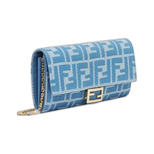Baguette Continental Chain-Linked Wallet
