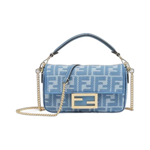 Ff Jacquard Chain-Linked Tote Bag