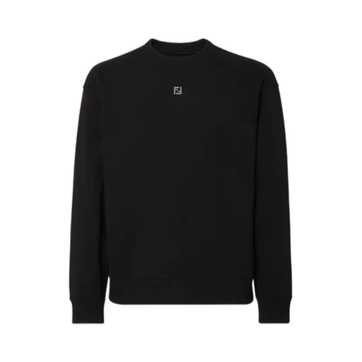 Ff Plaque Crewneck Sweatshirt