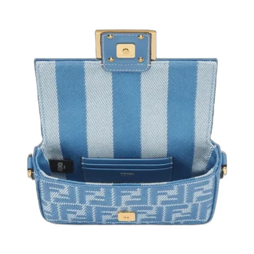 Ff Jacquard Chain-Linked Tote Bag