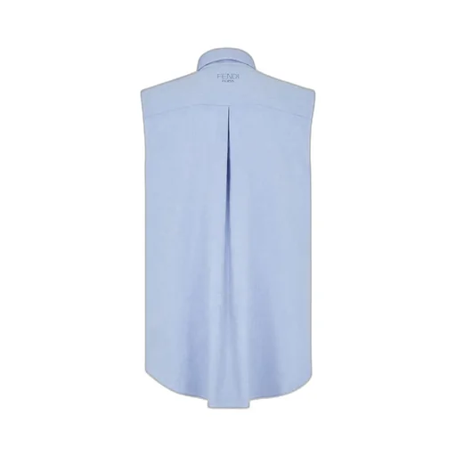 Collared Sleeveless Shirt