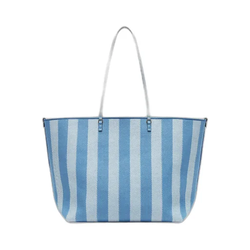 Roll Striped Large Reversible Tote Bag