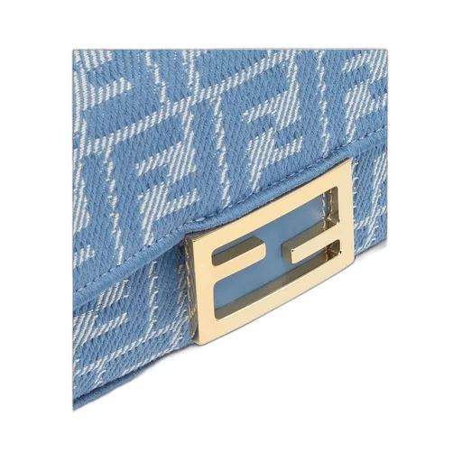 Ff Jacquard Chain-Linked Tote Bag