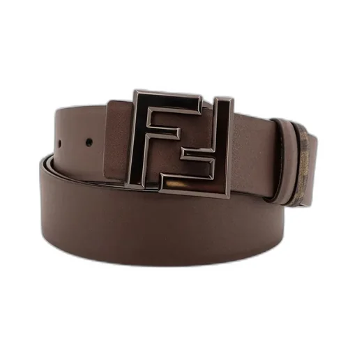 Monogram-Printed Ff Buckle Reversible Belt