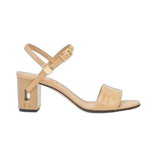Delfina Ff Embossed Sandals