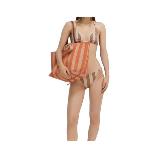 Roll Striped Large Reversible Tote Bag