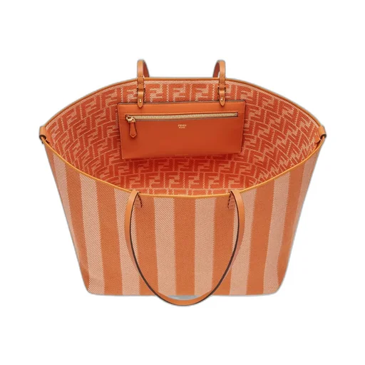 Roll Striped Large Reversible Tote Bag