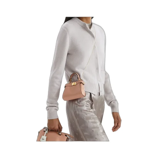 Long Sleeved Crewneck Cardigan