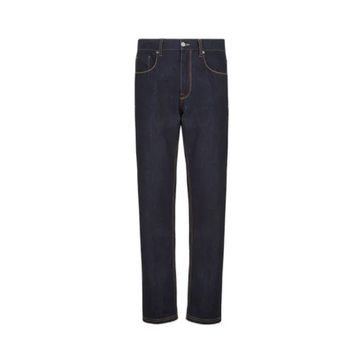 Straight-Leg Long Jeans