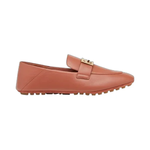 Baguette Ff Plaque Loafers