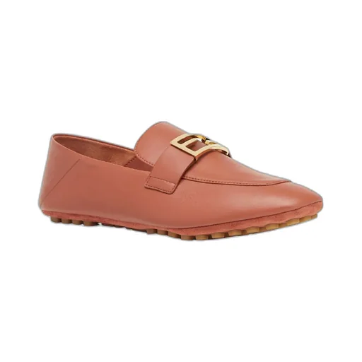 Baguette Ff Plaque Loafers
