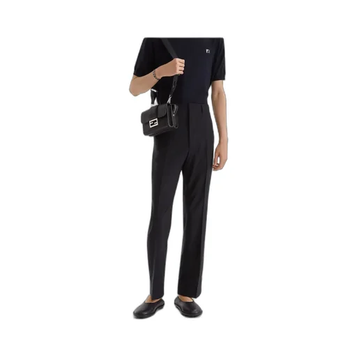 Straight-Leg Trousers