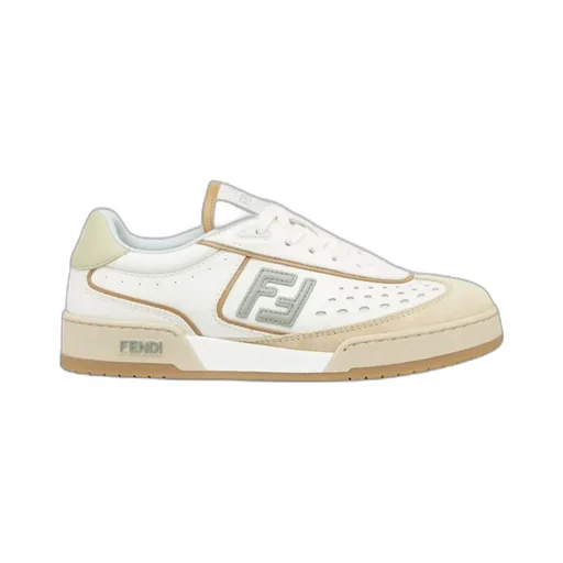 Fendi Match Lace-Up Sneakers