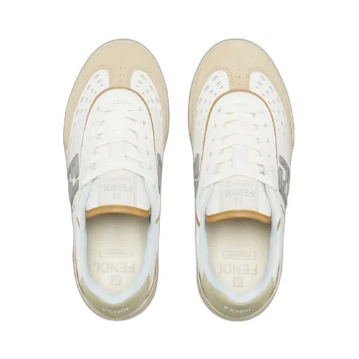 Fendi Match Lace-Up Sneakers