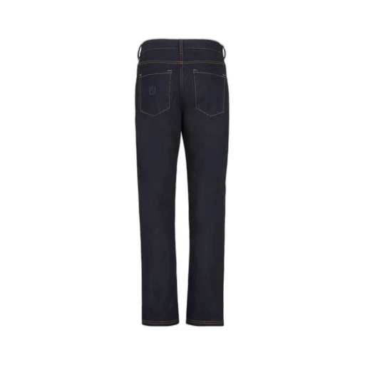 Straight-Leg Long Jeans