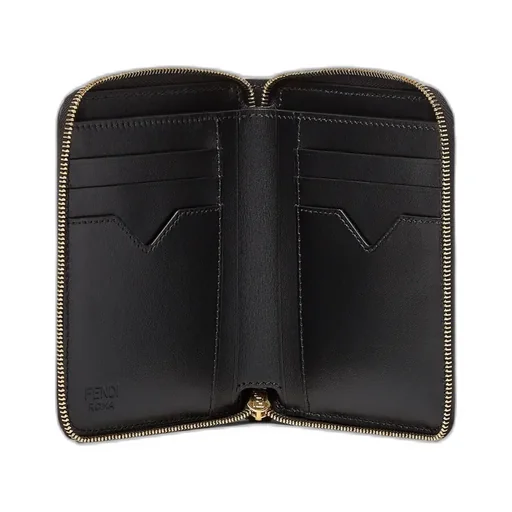 Ff Diamonds Zip Around Medium Wallet