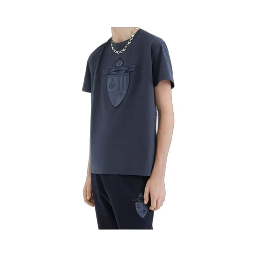 Crest Embroidered Crewneck T-Shirt