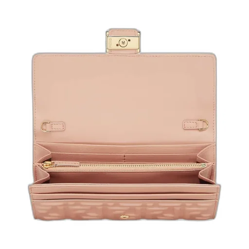 Ff Motif Baguette Continental Chain-Linked Wallet