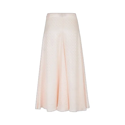 Ff Printed Flared Midi Skirt