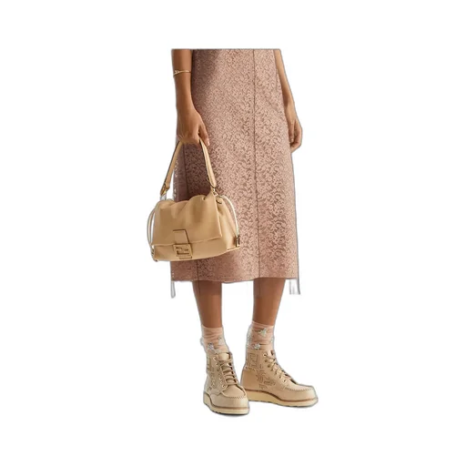 Mamma Baguette Logo Plaque Shoulder Bag