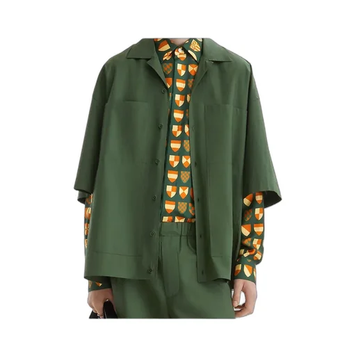Short Sleeved Buttoned Shirt