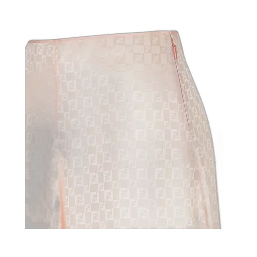Ff Printed Flared Midi Skirt