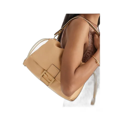 Mamma Baguette Logo Plaque Shoulder Bag