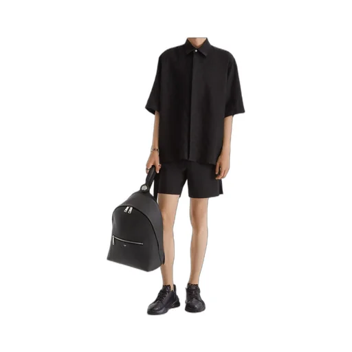 Collared Short-Sleeve Shirt