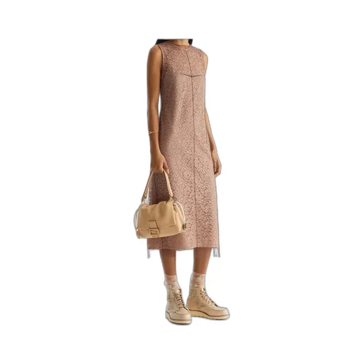 Floral Lace Detailed Sleeveless Dress