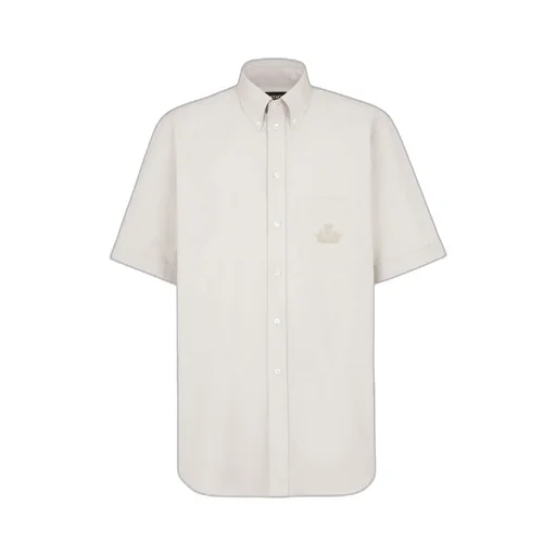 Logo Embroidered Short Sleeved Shirt