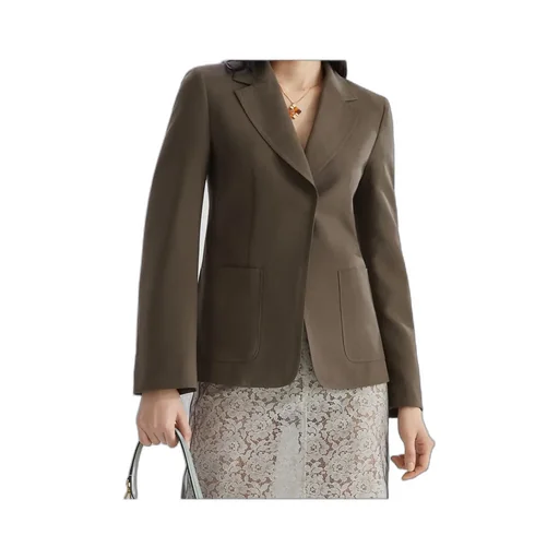 Single-Breasted Tailored Blazer