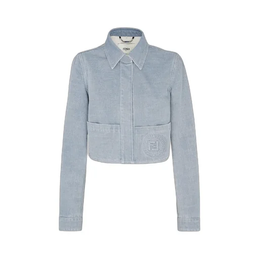 Logo Detailed Denim Jacket