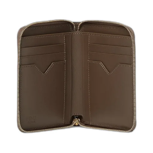 Ff Diamonds Zip Around Medium Wallet