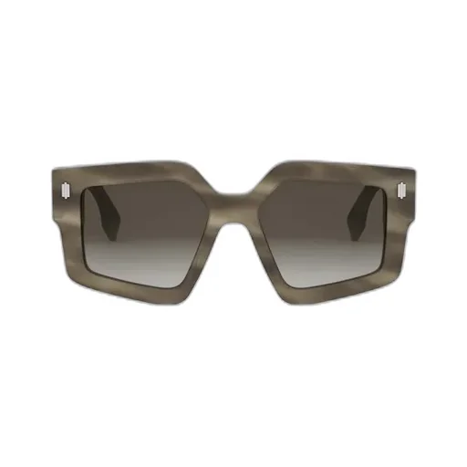 Geometric-Frame Sunglasses