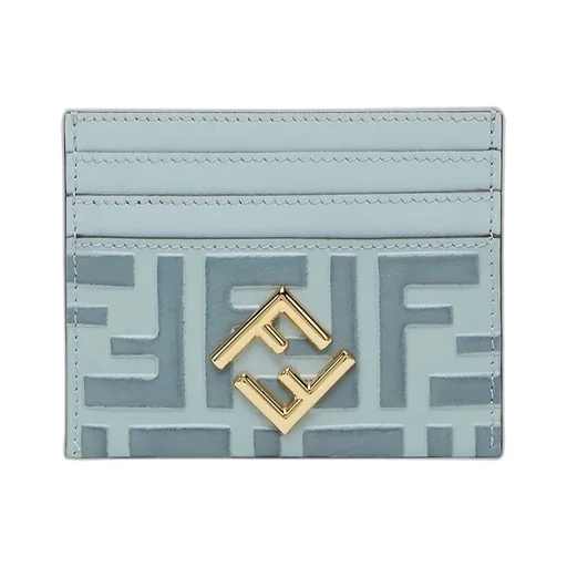 Ff Leather Flat Card Case