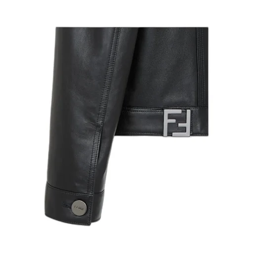 Fabiana Filippi Long Sleeved Leather Jacket