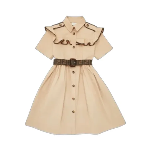 Stretch Gabardine Junior Dress