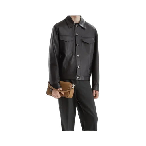 Fabiana Filippi Long Sleeved Leather Jacket