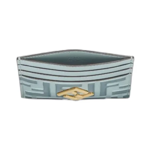 Ff Leather Flat Card Case