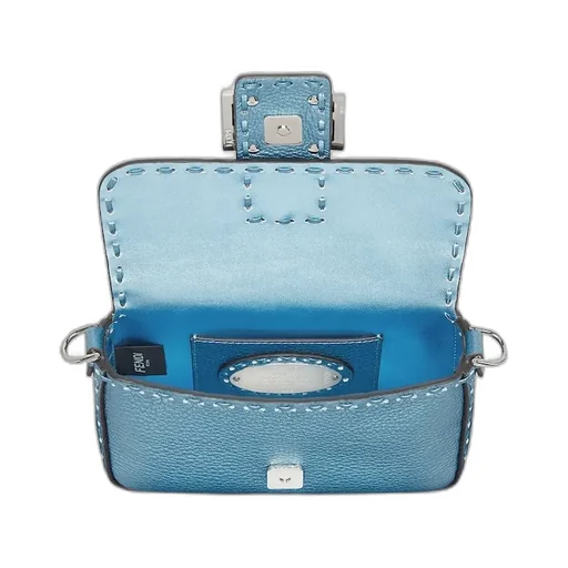 Metallic Blue Selleria Bag