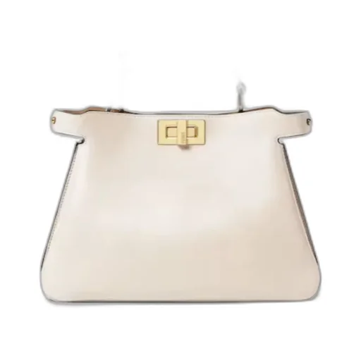 Peekaboo Twist-Lock Small Shoulder Bag