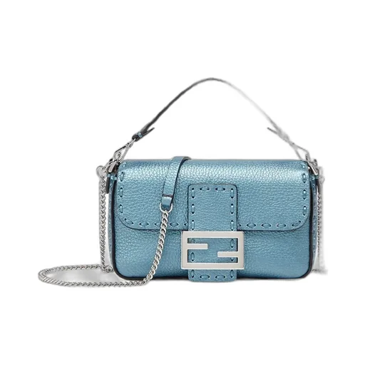 Metallic Blue Selleria Bag